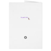 Dragonfly Fractals Card (Mardigras) (Back)