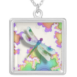 Dragonfly Fractals Necklace
