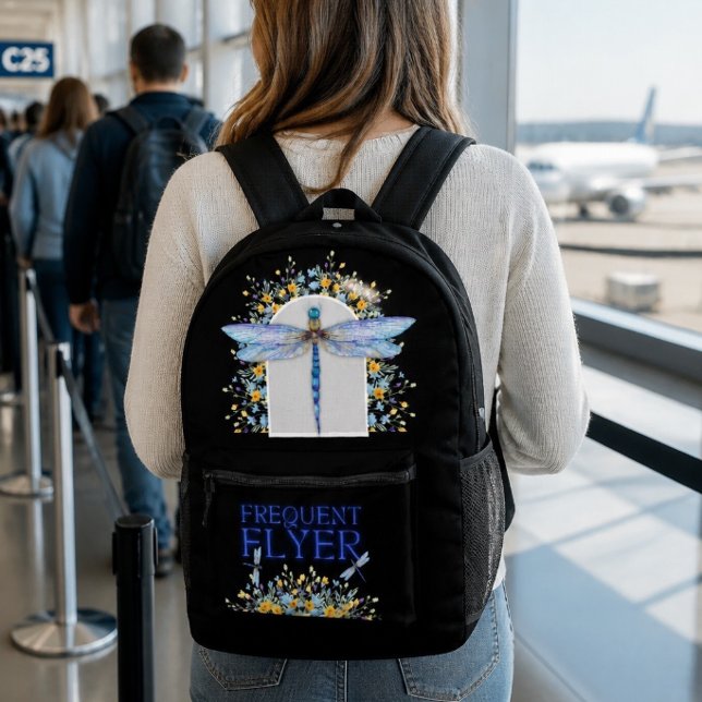 Dragonfly Frequent Flyer Personalized Backpack (Creator Uploaded)