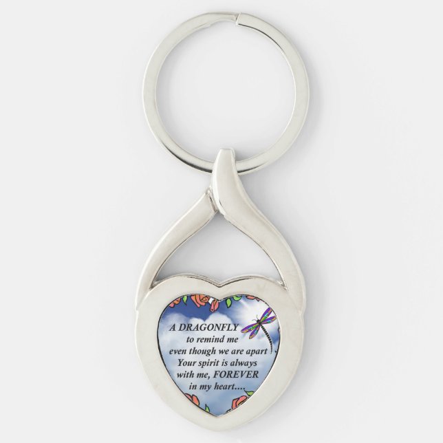 Dragonfly From Heaven Keychain (Front)