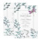 Dragonfly Garden Greenery on White Bridal Shower