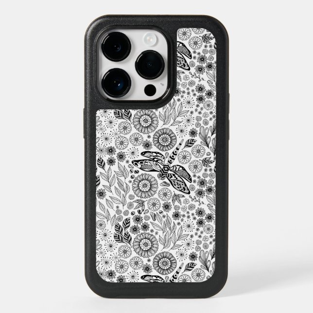 Dragonfly garden otterbox iPhone case (Back)