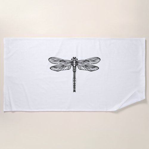 Dragonfly Gift for Her Women Summer Mothers Day Beach Towel