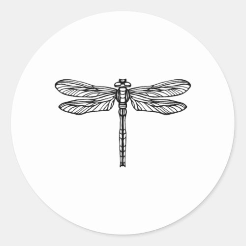 Dragonfly Gift for Her Women Summer Mothers Day Classic Round Sticker