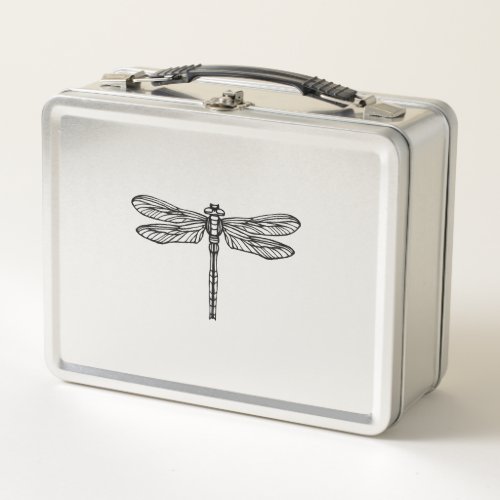 Dragonfly Gift for Her Women Summer Mothers Day Metal Lunch Box
