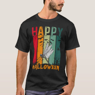 Dragonfly Girls Boys Retro Halloween Dinner Part T-Shirt