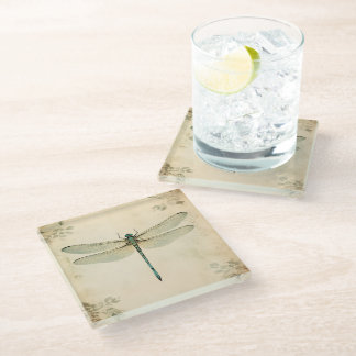 Dragonfly Glass Coaster, Dragonfly  Coaster