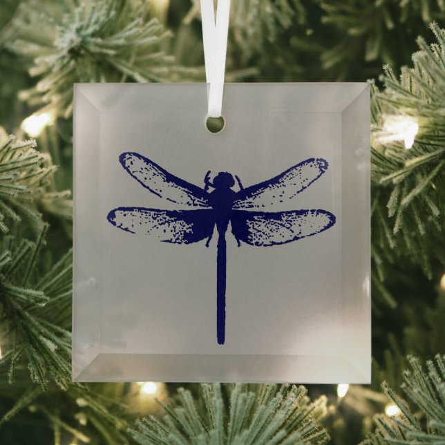 Dragonfly Glass Ornament (Insitu)