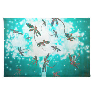 Dragonfly Glow Tree Placemat
