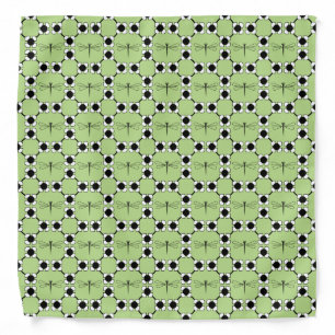 Dragonfly - Green Bandana