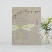 dragonfly happy birthday (Standing Front)