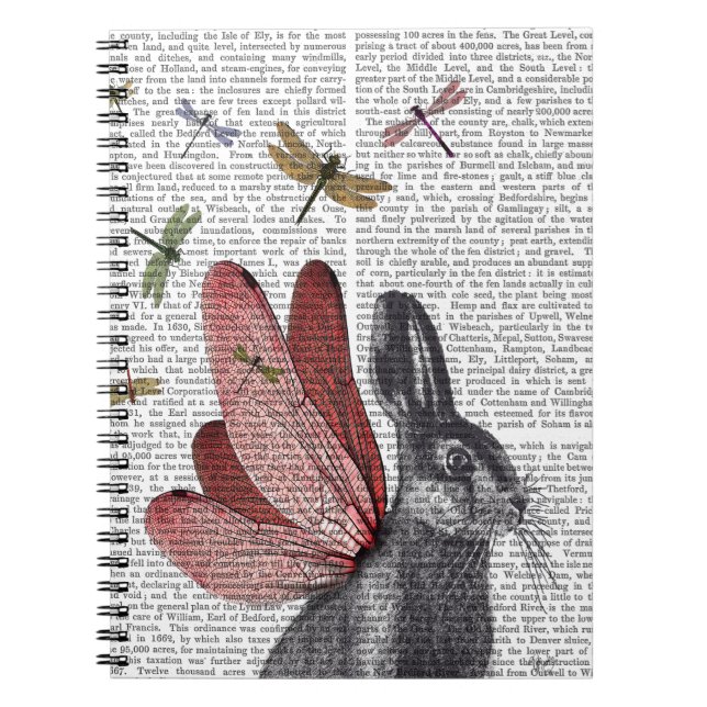 Dragonfly Hare Notebook (Front)