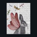 Dragonfly Hare Postcard<br><div class="desc">Animals & Nature</div>