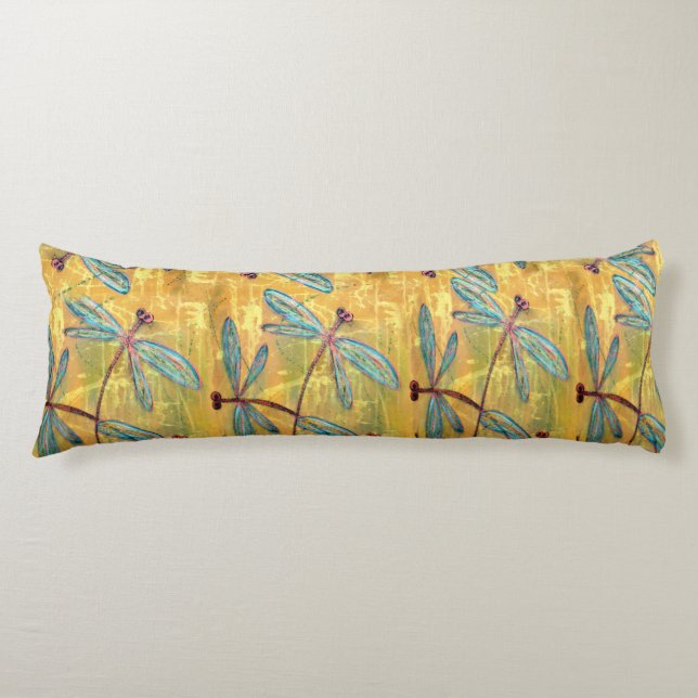 Dragonfly Haze  Body Pillow (Front)