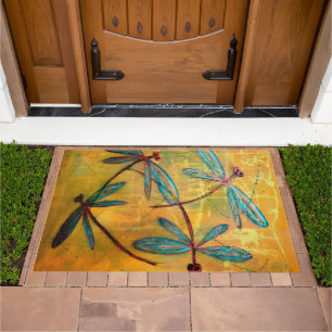 Dragonfly Haze Doormat