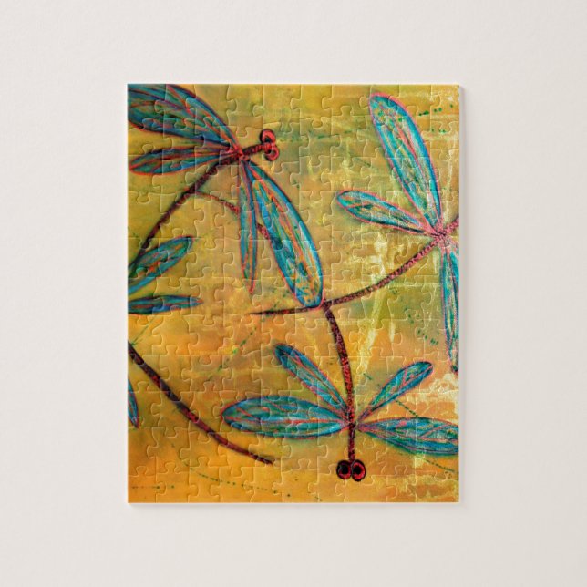 Dragonfly Haze Jigsaw Puzzle (Vertical)