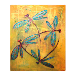 Dragonfly Haze Metal Print
