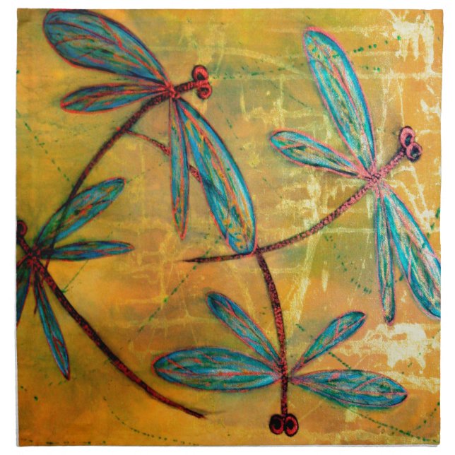 Dragonfly Haze Napkin (Front)