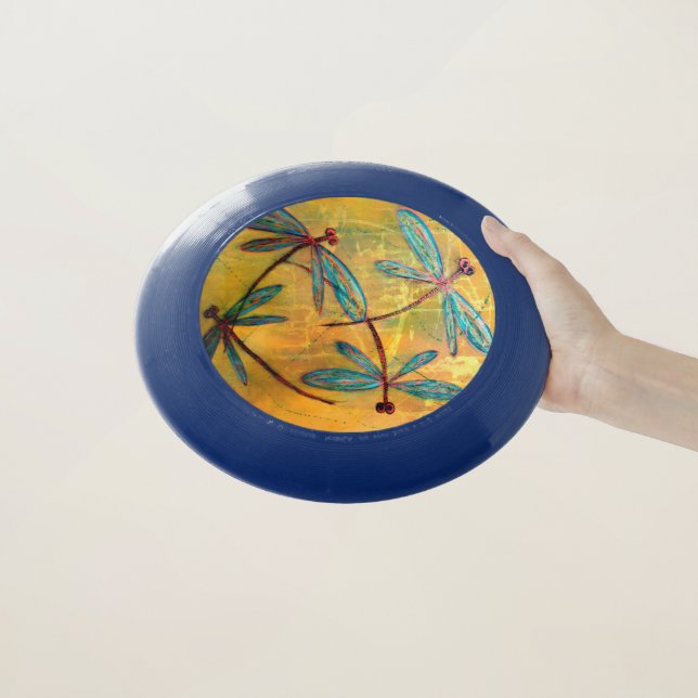 Dragonfly Haze Wham-O Frisbee (In Hand)