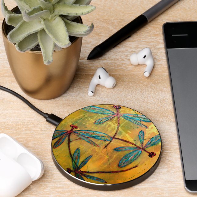 Dragonfly Haze Wireless Charger (Desk 2)