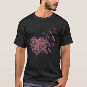 Dragonfly Heart Flying out of Heart Lover Classic  T-Shirt