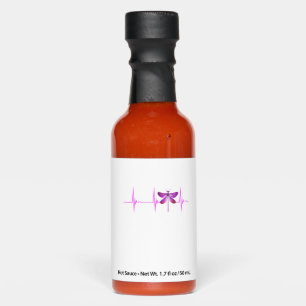 Dragonfly Heartbeat EKG Pulse Nature Insect Dragon Hot Sauces