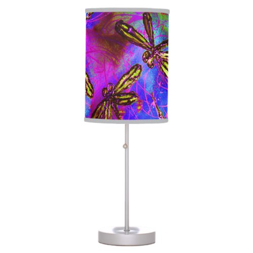 Dragonfly Hippy Flit Table Lamp