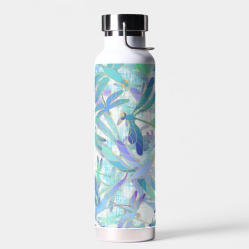 Dragonfly Holiday White Water Bottle