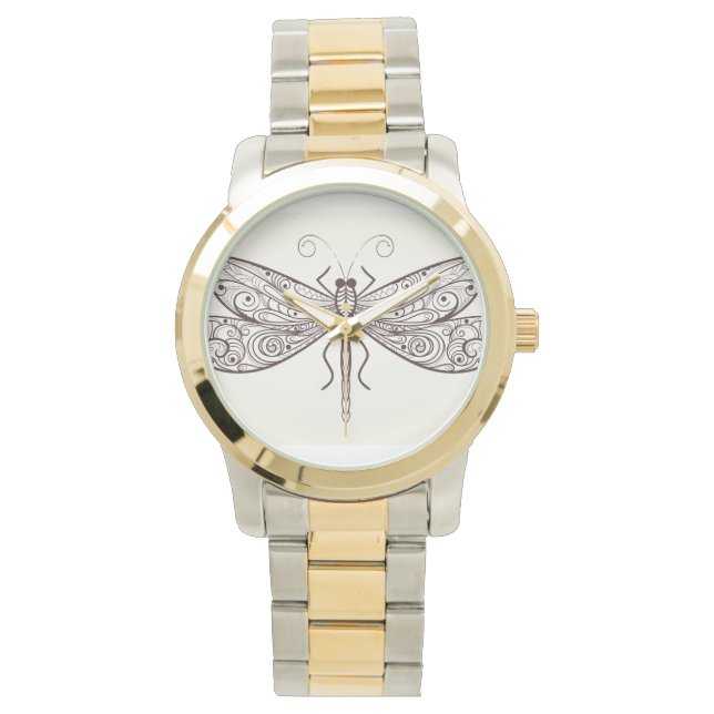 Dragonfly Illustration Watch (Front)