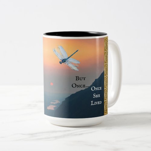 Dragonfly in Amber Sunset Mug