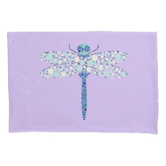 Dragonfly In Dots Pillow Case