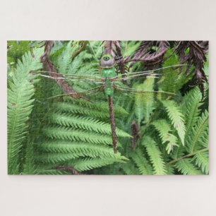Dragonfly in Garden Difficult 1014 Piece Puzzle