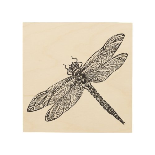 Dragonfly In Style 5 Wood Wall Decor