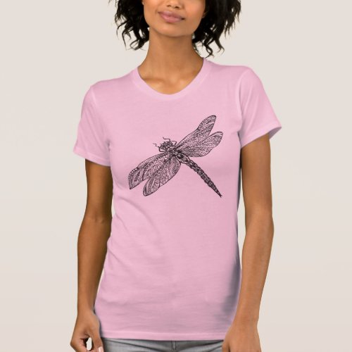 Dragonfly In Style T_Shirt