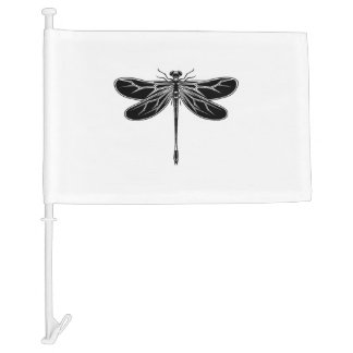 Dragonfly insect car flag
