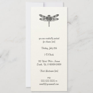 Dragonfly Invitation