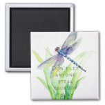 Dragonfly Joy Message Magnet at Zazzle