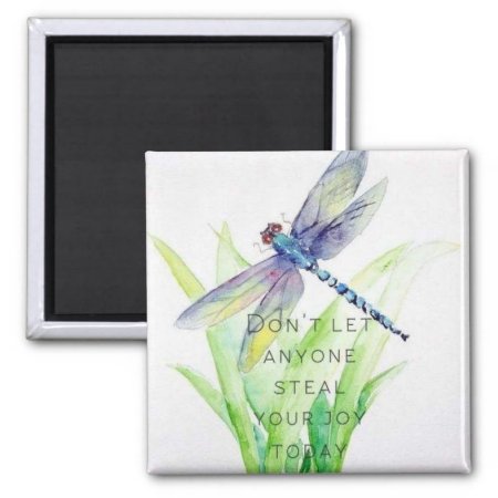 Dragonfly Joy Message Magnet