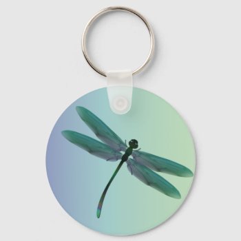 Dragonfly Keychain by stellerangel at Zazzle