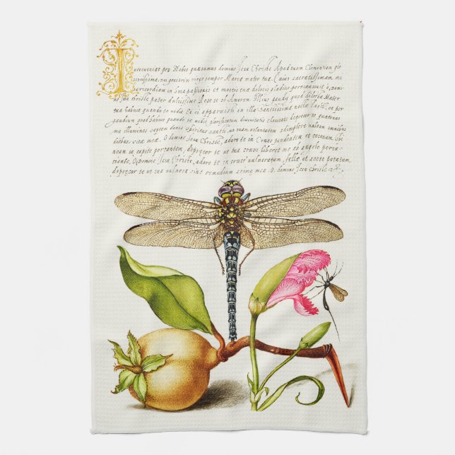 Dragonfly Kitchen Towel (Vertical)