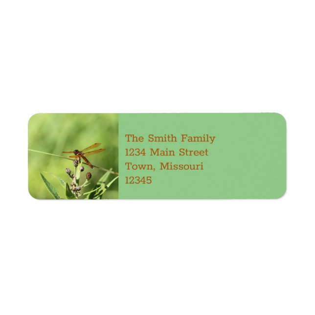 Dragonfly Label (Front)