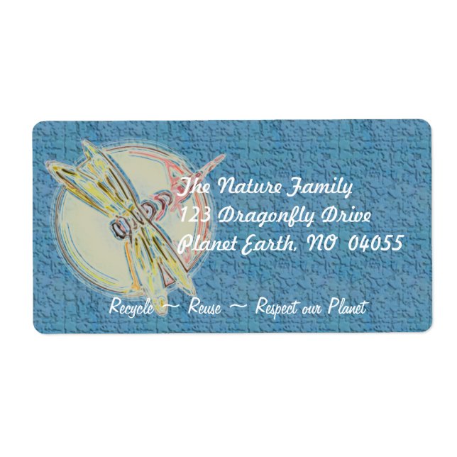 Dragonfly Label (Front)