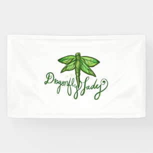 Dragonfly Lady Banner