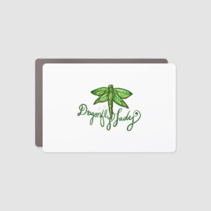 Dragonfly Lady Car Magnet