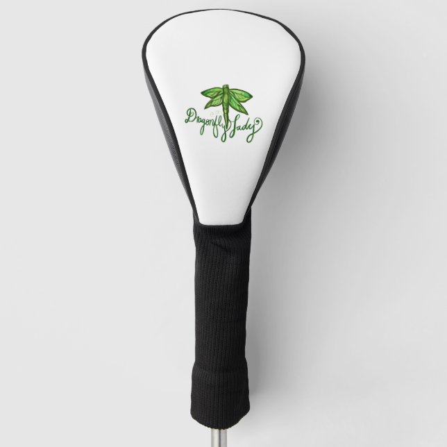 Dragonfly Lady Golf Head Cover (Front)