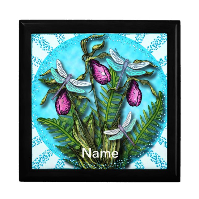 Dragonfly Ladyslipper  Gift Box (Front)
