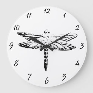 Dragonfly Large Clock