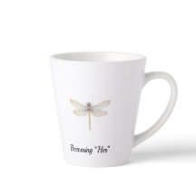 Dragonfly Latte Mug 