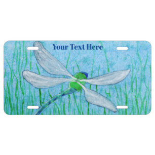 Dragonfly License Plate