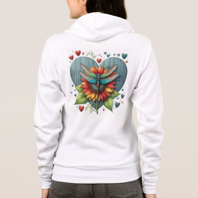Dragonfly Love Hoodie (Back)